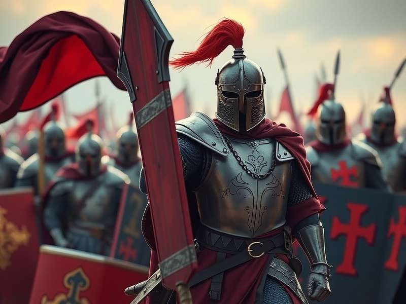 Maratha Mace Crusader Battle Scene